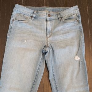 Loft cropped skinny jeans